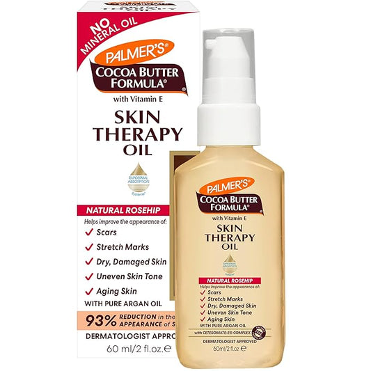 Palmer's Cocoa Butter Formula Skin Therapy Moisturizing Body Oil with Vitamin E, Rosehip Fragrance, 2 Ounces