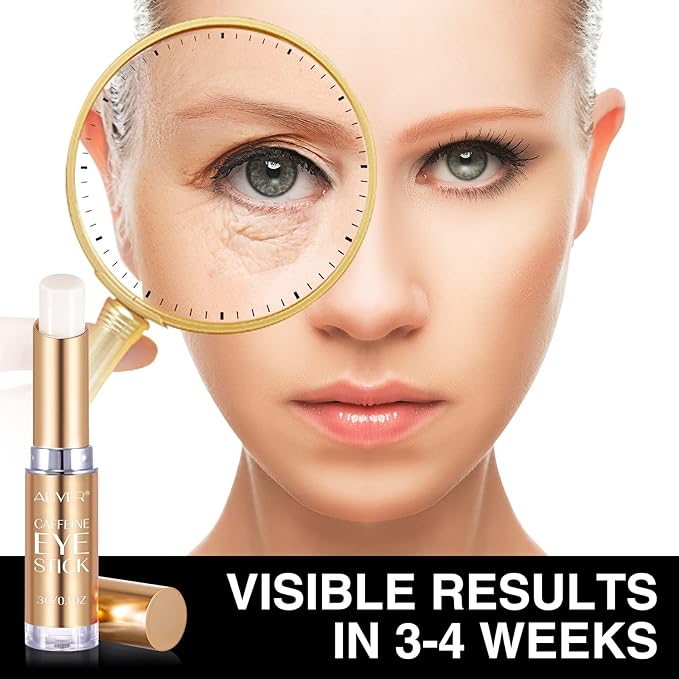 Caffeine Eye Stick, Eye Cream for Dark Circles and Puffiness, Ordinary Collagen Eye Serum Anti Aging,Bags Under Eyes Treatment for Women Men Eye Care(#2-Coffine Eye Stick)