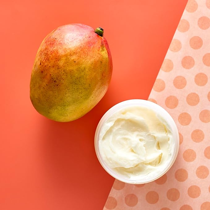 Shea Mango Whipped Body Butter 5oz with Nourishing Shea Butter and Coconut Oil Paraben Free Vegan Made in USA
