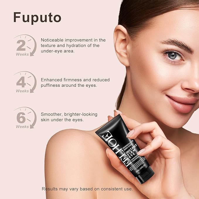 Temporary Instant Eye Tightener Cream –60 ML Eye Firming Cream, Eyes Bags, Puffiness and Fine Lines for Anti-Aging and Firming, Provides Rapid Hydration and Locks in Moisture 2 fl. oz-1Pack