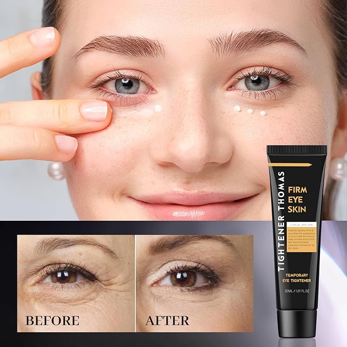 TLM Instant Face Tightener-fast-acting eye firming cream, used to reduce eye puffiness, dark circles and tighten the delicate skin under the eyes(2PCS)