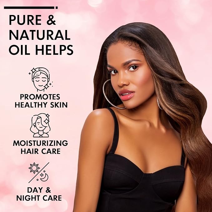 Body Oil Spray - Natural Black Seed, Olive & Vitamin E for Scar Repair, Eczema, Psoriasis, Rosacea, Moisturizing & Hair Growth (3.4 oz., Ocean Mist)