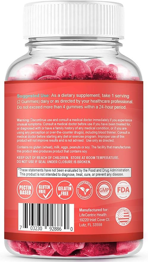 Biotin Gummies for Hair Growth | Max Strength Biotin 10000mcg Prevents Thinning and Loss | Chewable Biotin Supplement For Women Men and Kids | 100 Count Vegan Hair Gummies for Hair Skin and Nails