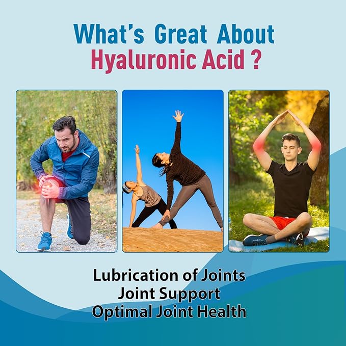 Hyaluronic Acid Gummies, Hyaluronic Acid Supplements Gummies, Hyaluronic Acid with Vitamin C & Biotin 5000mcg for Hair Skin Nails Gummies, 60 Chews