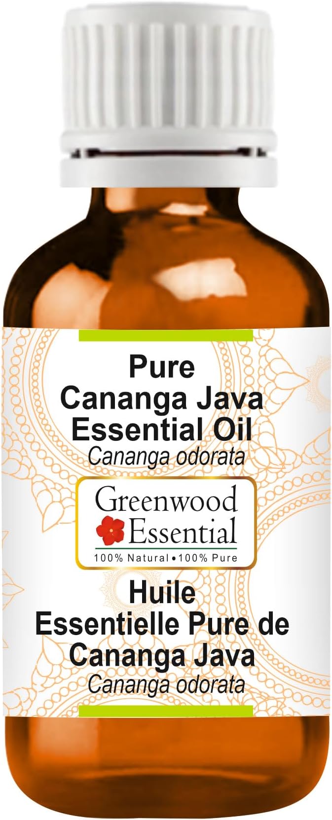 Pure Cananga Java Essential Oil (Cananga odorata) Steam Distilled 10ml (0.33 oz)
