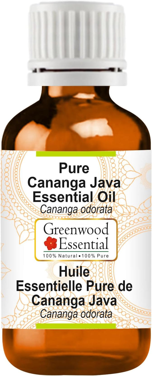 Pure Cananga Java Essential Oil (Cananga odorata) Steam Distilled 100ml (3.38 oz)