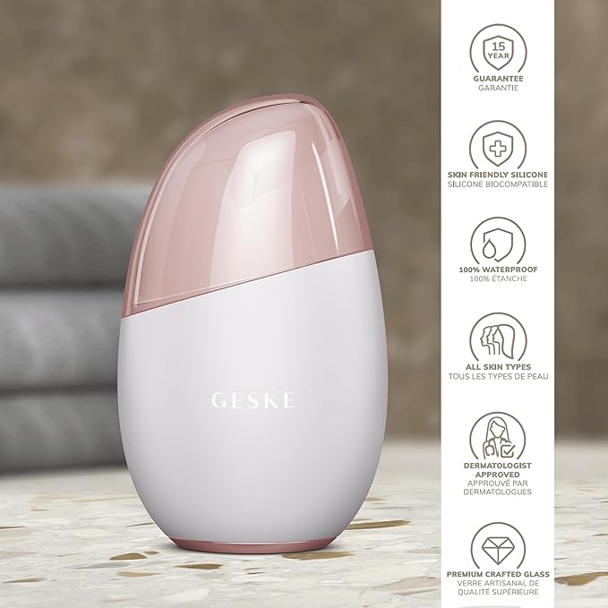 SmartAppGuided™ Cool & Warm Eye & Face Massager | 7 in 1 | Multi Massager | Face & Neck | Battery-free Cooling & Warming | Firms, Relaxes & De-Puffs Skin | Eye-Nose Area Targeted Design