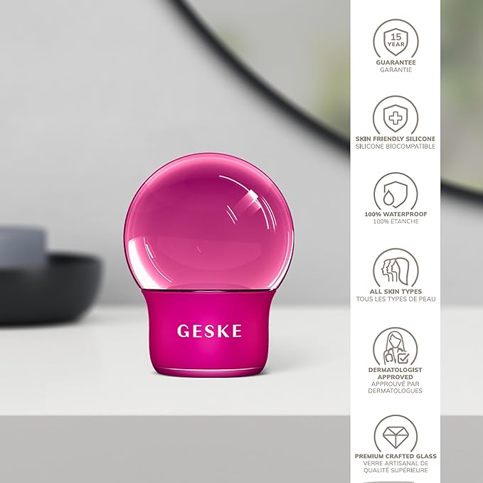 SmartAppGuided™ Cool & Warm Face & Body Massager | 7 in 1 | Multifunctional Massager | Face & Body | Battery-free Cooling & Warming | Firms, Relaxes & De-Puffs Skin | Globular Design