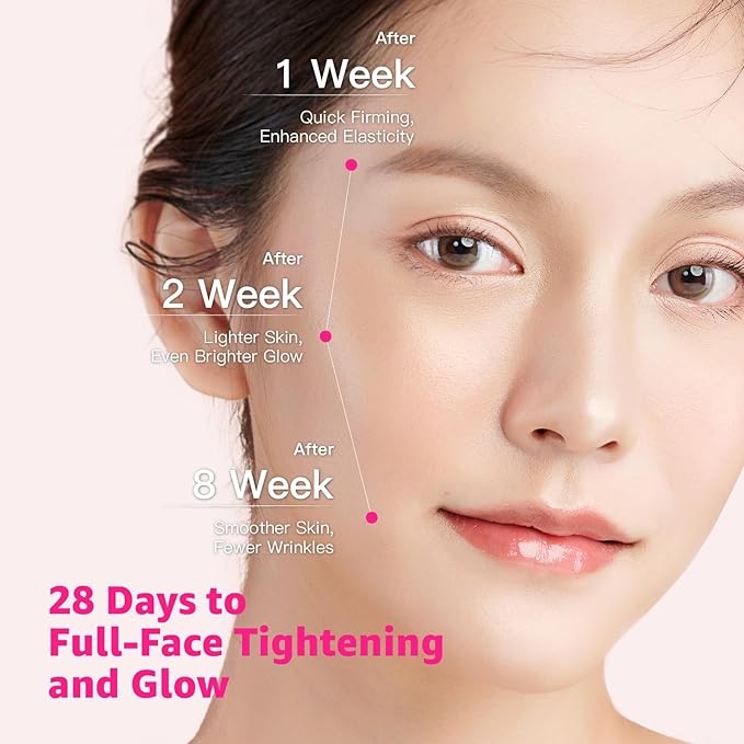 Microcurrent Facial Device Face Lift: iFae 3 in 1 Light Therapy for Face, Portable Face Lift Device for 90 Seconds Lifting, Tightening, Skin Rejuvenation Anti-Aging Wrinkle Skin Salon at Home (Pink)