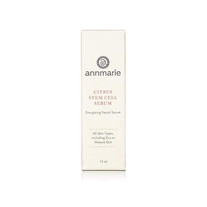 Annmarie Skin Care Citrus Stem Cell Serum - Aloe-Vera Based Serum with Citrus-Derived Stem Cells, Brightening & Toning Serum for Dark Spots, Dry & Dull Skin, All Skin Types (15ml, 0.5 fl oz)