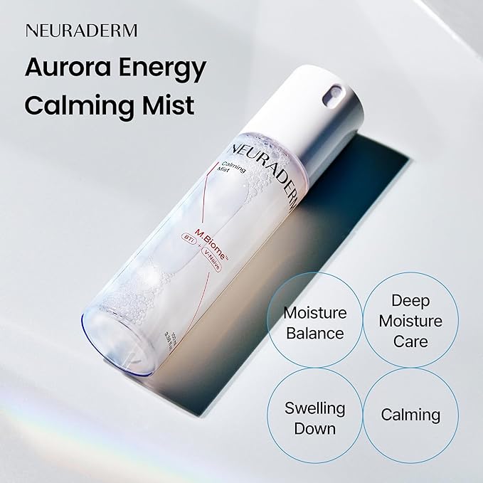 Calming Mist, Soothing Hydrating Facial Spray Makeup Fixer for All Skin Types with Ceramide to Restore Skin Barrier and Reduce Puffiness (100ml, 3.38 fl.oz)