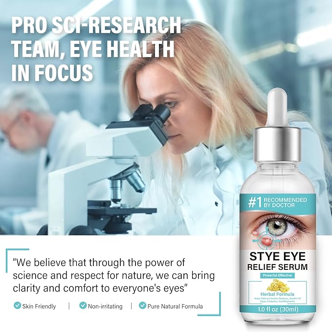 Stye Eye Treatment, Effective Stye Eye Relief Drop, for S_tyes Blepharitis and Chalazion Treatment, Regain Healthier Ey_e Skin