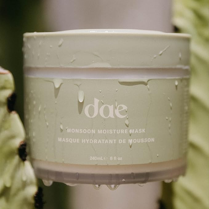 DAE Monsoon Moisture Mask - Intense Hydration, Leaves Hair Glossy & Smooth, Strengthens Elasticity, Helps Prevent Damage (8 oz)