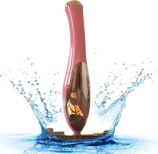 Bella Ciao Sonic Face and Eye Massager for Women, Vibration Massager for Dark Circles, Anti-Aging, Serum and Eye Cream Absorption, Battery Operated, Cordless Design