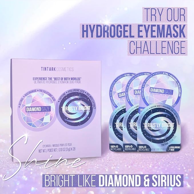 ULTIMATE HYDROGEL EYE MASK 28 Pairs Under Eye Patches, Rejuvenate Eye Area Reduce Dark Circles Puffiness, Tiredness Bags, Gel Pads Brightening, Plumps Fine Lines