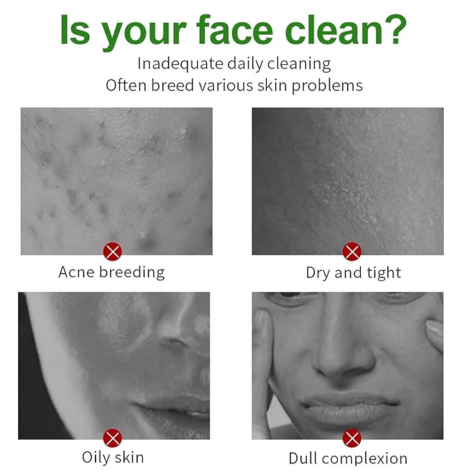 Green Tea Purifying Clay Face Mask, Blackhead Remover With Green Tea Extract, Face Moisturizing，Deep Pore Cleansing for All Skin Types of Men And Women (1 PCS)