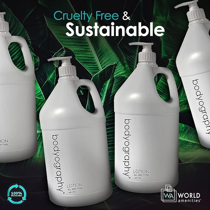 Bodyography blanc- Lotion | Vanilla White Tea Lotion Bottle with Pump, Suitable for All Skin Types