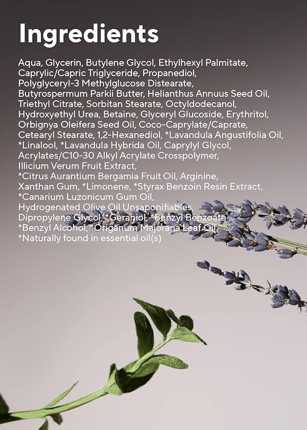 AROMATICA Serene Body Lotion Lavender & Marjoram 10.14oz / 300ml, Vegan | Soothing Body Moisturizer | Light Relaxing Scent | For Normal to Dry Skin | with Shea Butter