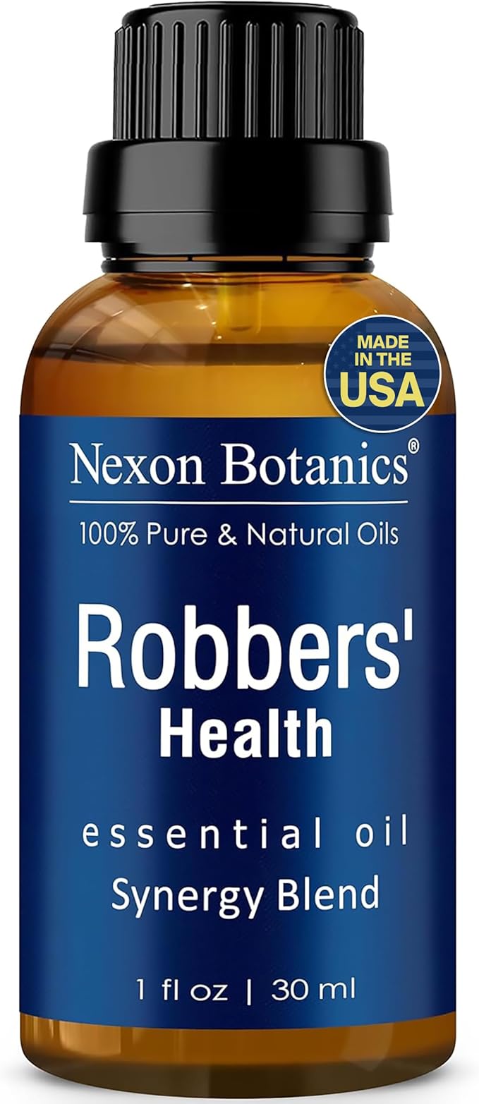 Robbers' Health Essential Oil Blend 30 ml - Immunity Boosting Thieves Oil - Natural Fighter Shield Against Germs - Nexon Botanics