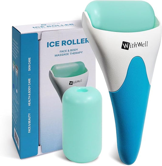 Korean Face Massager Ice Roller for Face and Eyes - Premium Quality, Smooth & Soft Skin Care Beauty Product with Soothing Effects