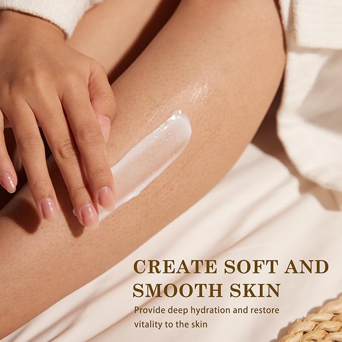 Princess Belle Vanilla Body Lotion, Shea Butter Lotion for Women and Men Dry Skin, Deep Moisturizing, Hydrating and Softening for Vanilla skin, Smell Good, 200ml(6.8floz)