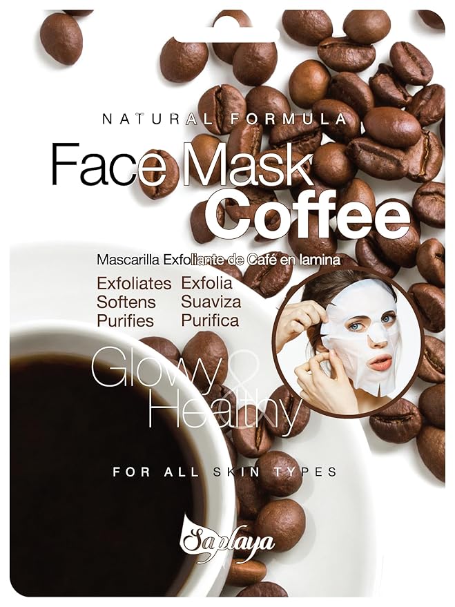 Face Masks 6 Pack Scented Facemask Sheets Skin Care Mask Single Scent K-Beauty Natural Formula