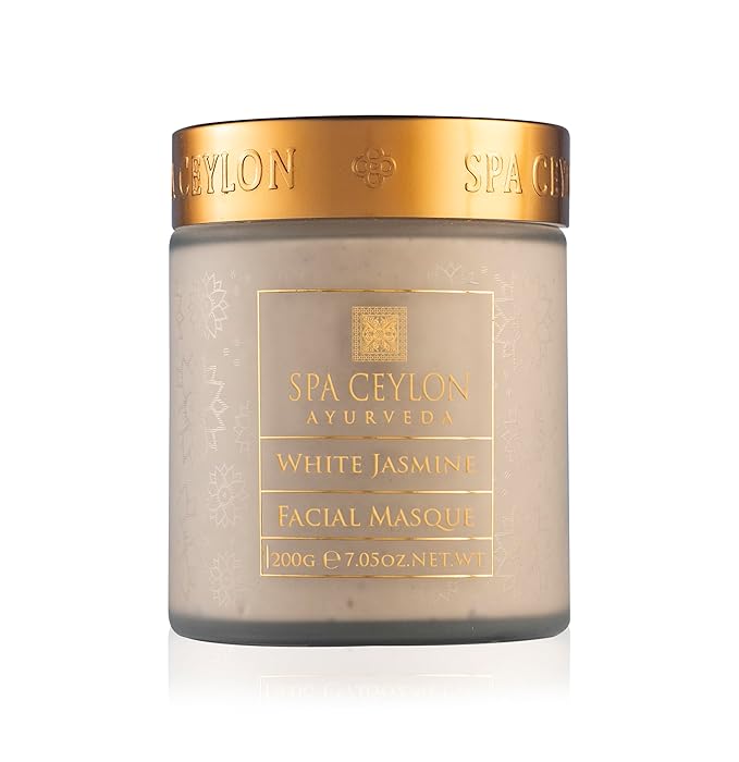 SPA CEYLON White Jasmine Facial Masque | lluminating Hydration | Natural Cleansing Face Mask | Suitable for Normal to Dry Skin
