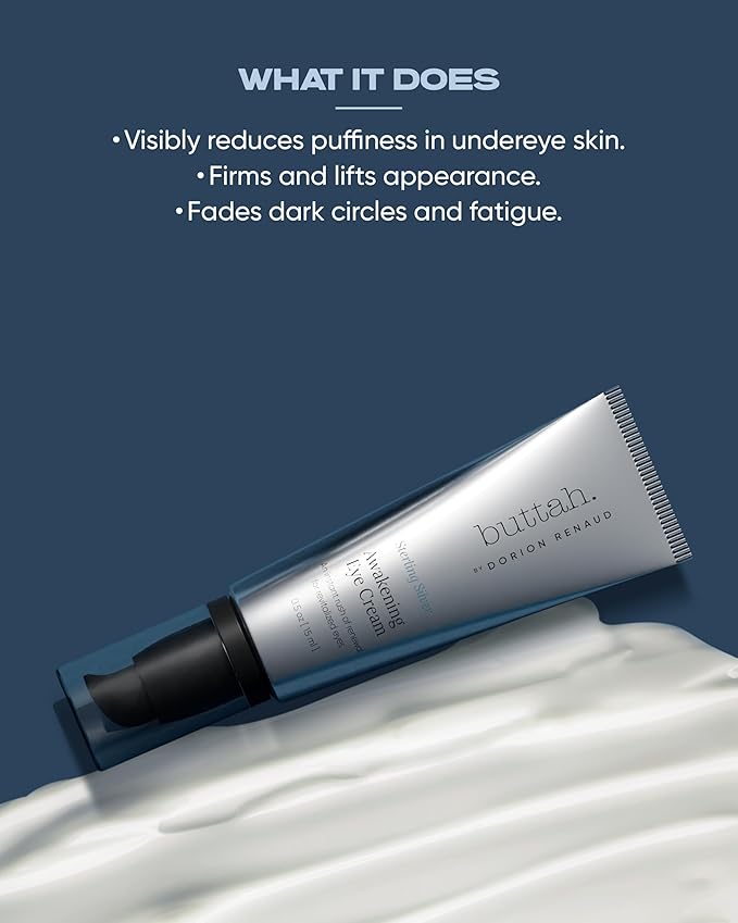 Buttah Skin Awakening Eye Cream for Dark Circles and Puffiness - Anti Aging Eye Care Cream - Eye Cream For Wrinkles - Nourishing and Hydrating Under Eye Treatment with Natural Ingredients