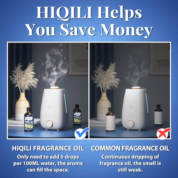 HIQILI Protein Shake Essential Oil 100ml - Fresh Fragrance Oil for Diffuser for Home, Long Lasting Scented Oil for Aromatherapy, DIY Candle, Soap Making, Scented Body Products 3.38 Fl Oz