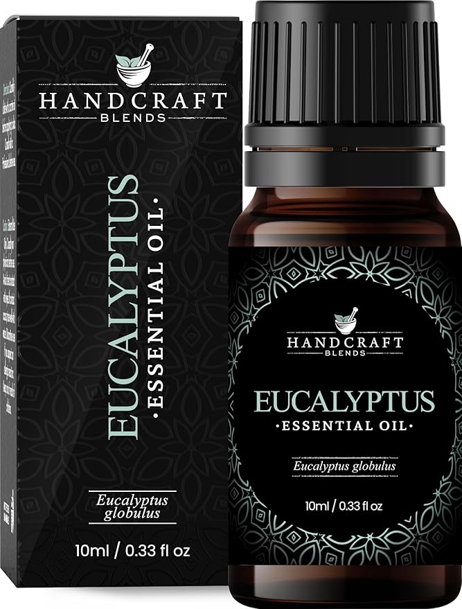 Handcraft Blends Eucalyptus Essential Oil - 0.33 Fl Oz - 100% Pure and Natural - Premium Grade Essential Oil for Diffuser and Aromatherapy
