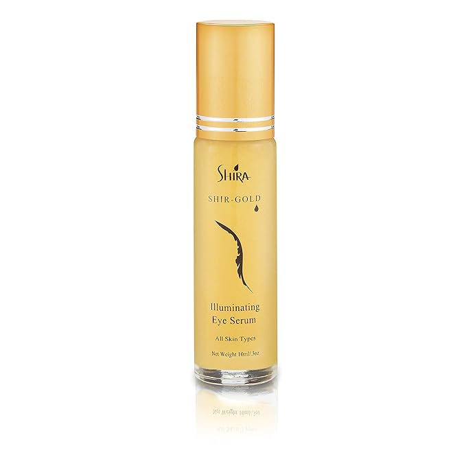 Shir-Gold Illuminating Eye Serum HelpsTo Reduce Fine lines and Dark area around EyesHydrates Eye AreaSuits All Skin Types (10 ML)