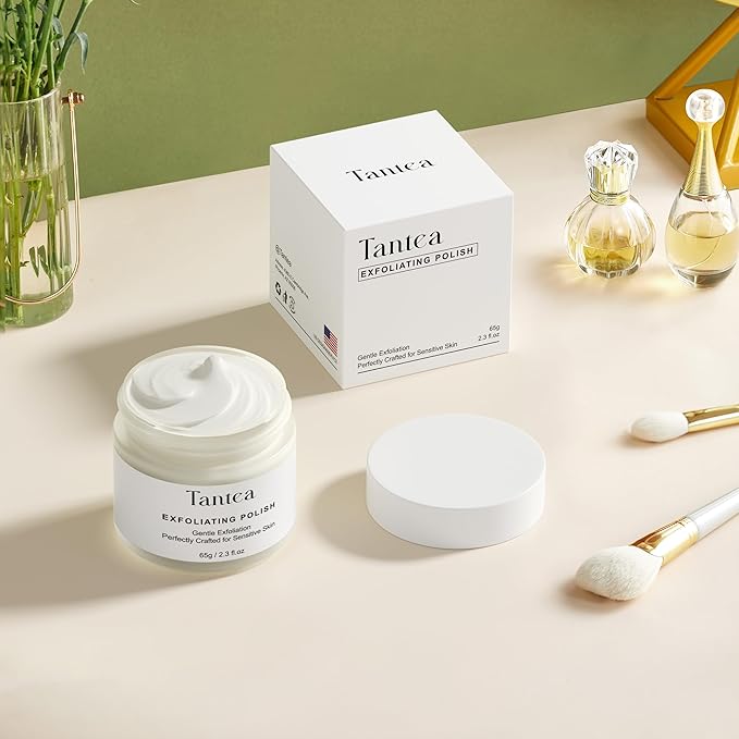 Microdermabrasion Facial Scrub, Face Scrub Gentle Exfoliation for Smooth, Glowing Skin - Perfect for Sensitive Skin - Creamy Scrub Texture - 2.3 fl. oz (65g)