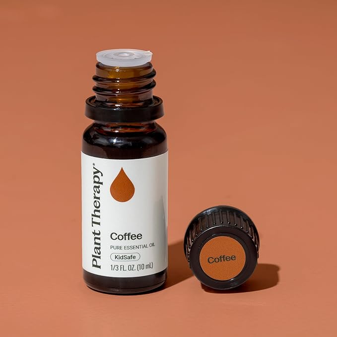 Plant Therapy Coffee Essential Oil 100% Pure, Undiluted, Natural Aromatherapy, Therapeutic Grade 10 mL (1/3 oz)