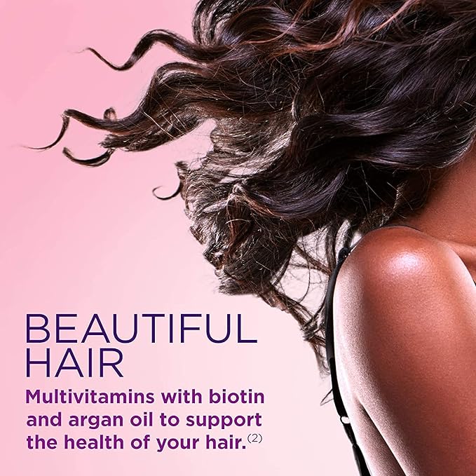 Nature's Bounty Hair, Skin & Nails Rapid Release Softgels, Argan-Infused Vitamin Supplement with Biotin and Hyaluronic Acid, Supports Hair, Skin, and Nail Health for Women, 150 Count (Pack of 8)