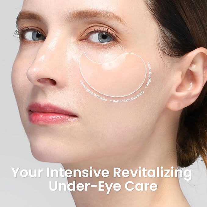 Under Eye Patches for Dark Circles | Korean Under Eye Patches & Puffy Eye Patches | Moisturizing Dark Circles Under Eye Treatment Skincare Snail Mucin Eye Patches & Dark Eyes Circle Treatment