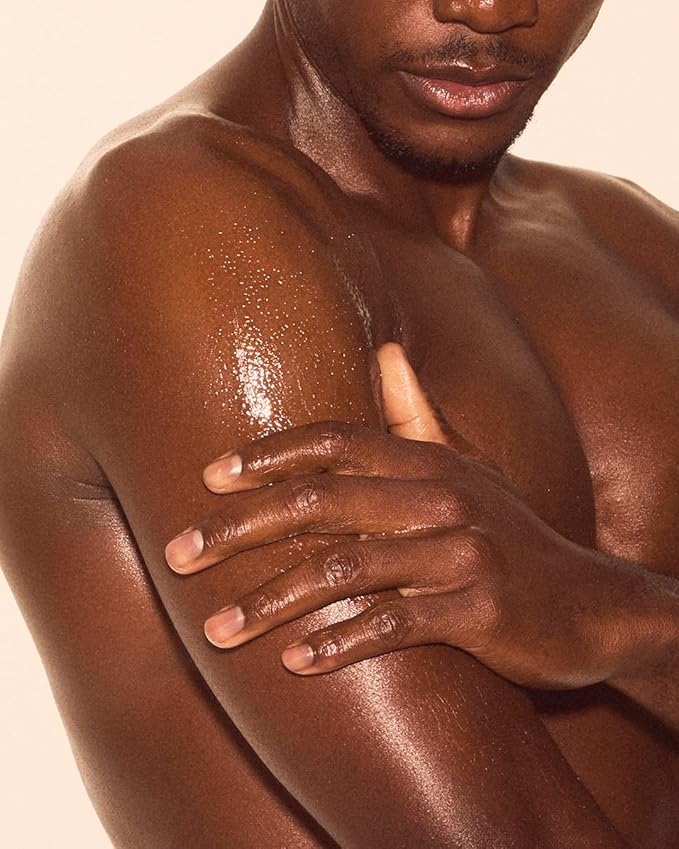 Vitamin C Body Oil for Women and Men. Moisturizing Vanilla Verve Scented Body Serum for Glowing Skin. Nourishing, Hydrating After-Shower and Bath Skin Care Moisturizer, 4.2 Fl Oz