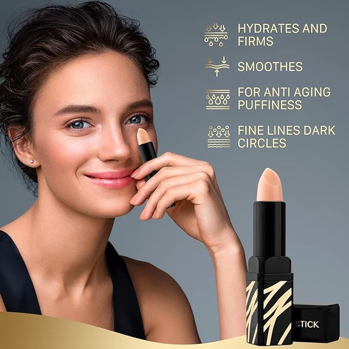 Caffeine Eye Cream for Dark Circles: Caffeine Under Eye Stick - Smooth Fine Lines Hydrate Eye Contour