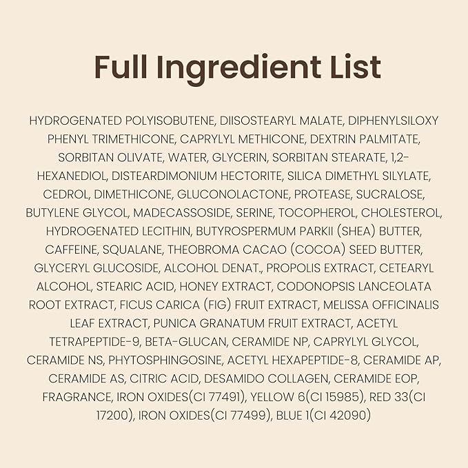 CNP Honey Lip Butter - Propolis Lipcerin™ 05 Caffé Mocha, Café Edition, Hydrating Overnight Manuka Lip Balm & Mask, 12hrs Long-lasting Moisture, Gifts for Women, Korean Skin Care, 0.5 fl.oz.