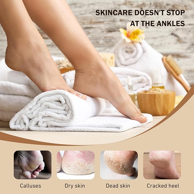 FVION Nano Glass Foot File with Bamboo Handle - Foot Scrubber Dead Skin Pumice Stone for Feet - The Ultimate Gentle Pedicure File Feet Callus Remover (Yellow)