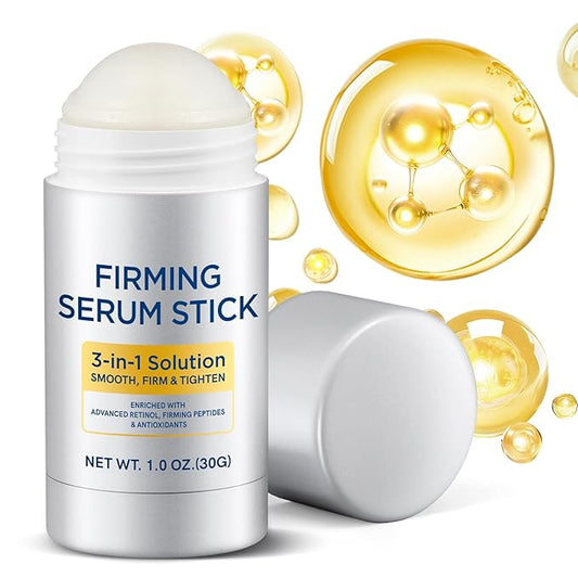 Retinol Firming Serum Stick, Retinol Face Stick with Antioxidants to Visibly Tighten and Firm Wrinkles, Advanced Firming & Wrinkle-Reducing Cream for Face and Body