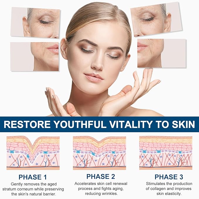 Advanced Retinol Firming Serum Stick,Anti Aging Neck Firming Cream,3-in-1 Smooth,Tighten and Firm Face,Neck & Jawline, Reduces Wrinkles,Nourishing Anti Aging Repair Cream for All Skin Types