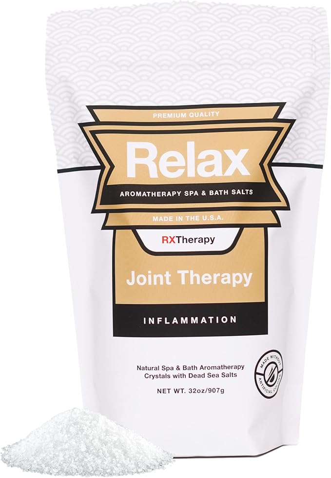 Relax Spa & Bath, Epsom & Dead Sea Salts, Aromatherapy Bath Salts for Hot Tub, Bath, or Spa, Infused with Magnesium, Joint Therapy