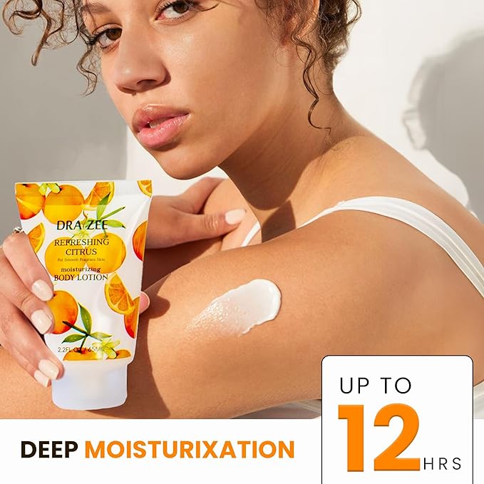 Draizee Mothers Day Gifts for Mom - Spa Gift Baskets for Women - 8 Pcs Luxury Citrus Scented Heel Shoe Design Bath and Body Spa Set - Self Care Package for Women, Present for Mom-Body Care Set for Her