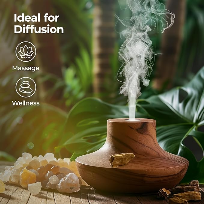 Healing Solutions Frankincense Essential Oil Bulk, 16oz - 100% Pure Bulk Frankincense Oil - Therapeutic Grade for Aromatherapy, Diffuser, Relaxation - Frankincense Essential Oil Large Bottle Refill