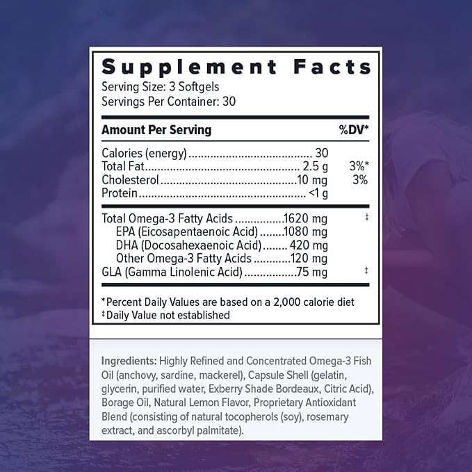 Focus Relief Plus Dry Eye Formula (90 ct. 30 Day Supply) Dry Eye Omega 3 Supplement - Dry Eye Relief Supplement -Omega 3 Fish Oil for Dry Eye