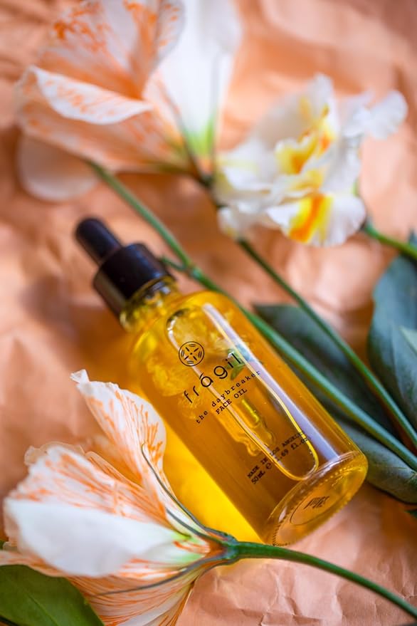 Vitamin C Glow Face Elixir, Hydrating Anti-Aging Face Oil for Sensitive Skin, Brightening & Nourishment | Organic, Plant-Based Facial Oil, Pollution Defense & Natural Glow | USA Made–1.69 fl oz