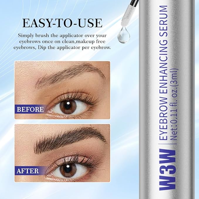 Eyebrow Serum,Eyebrow Growth Serum Advanced Formula for Boost Longer, Fuller, and Thicker Brows Lashes