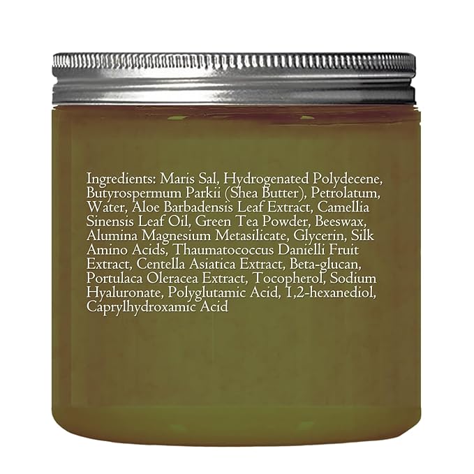 Green Tea Matcha Body & Foot Scrub 10 oz - A blend of matcha green tea extract, shea butter, and coconut oil for a soothing journey to a tranquil Zen garden - The best stocking stuffer