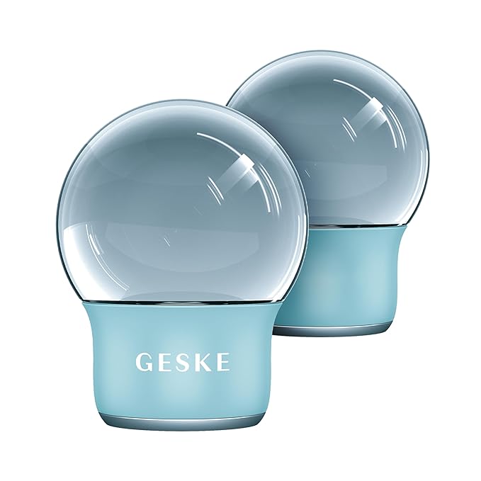 SmartAppGuided™ Cool & Warm Face & Body Massager | 7 in 1 | Multifunctional Massager | Face & Body | Battery-free Cooling & Warming | Firms, Relaxes & De-Puffs Skin | Globular Design