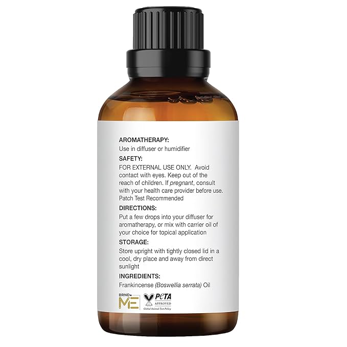 Majestic Pure Frankincense Essential Oil - 100% Pure Frankincense Oil for Pain Relief, Skin Care, Hair Care & Aromatherapy, Premium Grade for Diffuser & Oil Diffuser - 0.3 fl oz
